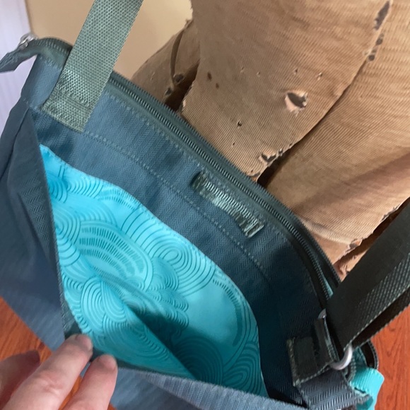 Haiku crossbody bag teal travel EUC - Picture 7 of 7